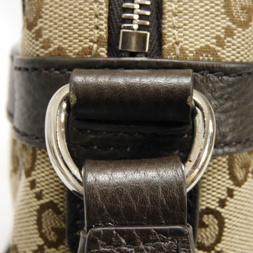 GUCCI Authentic Cream Canvas Shoulder Bag - Picture 14 of 16